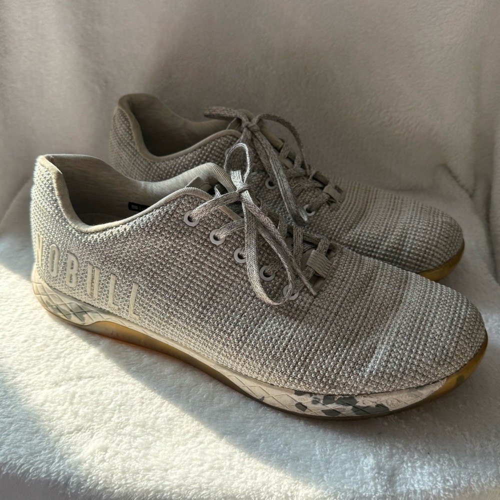 NOBULL Gum Gray Training Sneakers Super Fabric Athletic Mens‎ 13 Women’s 14.5